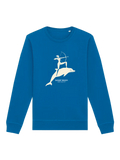 Diana On Dolphin Royal Blue Sweatshirt