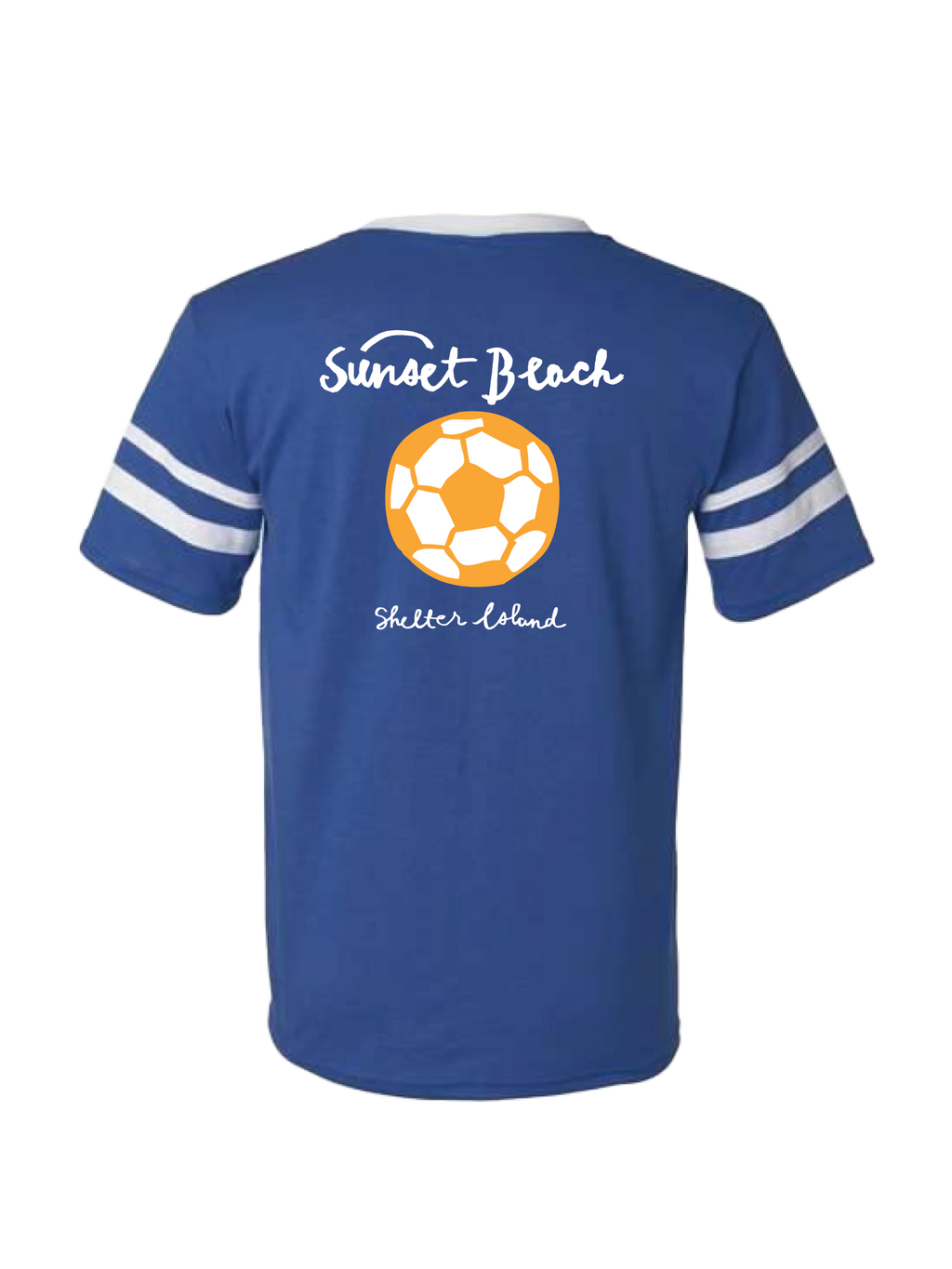 Sunset Beach Royal Soccer Jersey