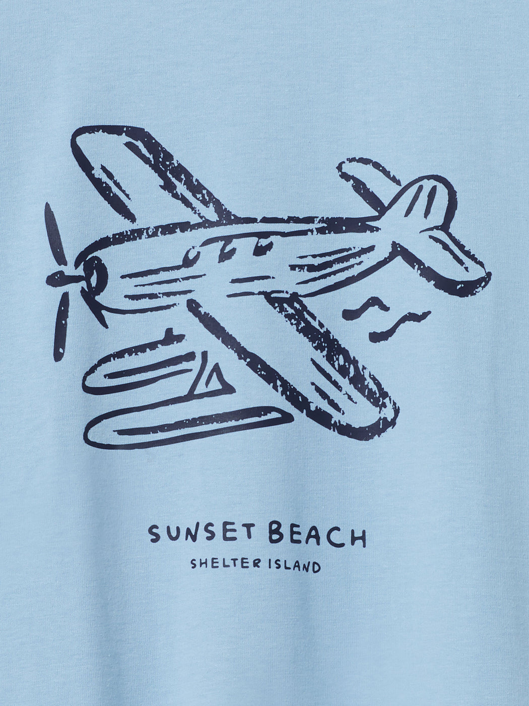 SSB SEAPLANE T-SHIRT - LIGHT BLUE