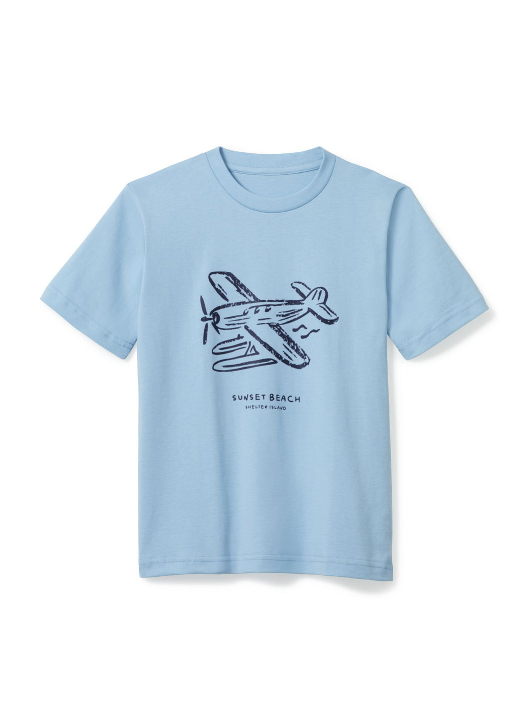 SSB SEAPLANE T-SHIRT - LIGHT BLUE