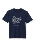 Seaplane Navy Tee