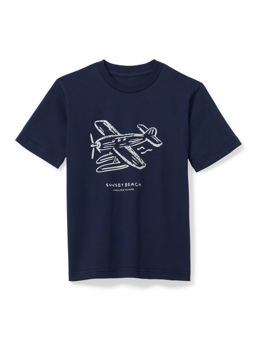 SSB SEAPLANE T-SHIRT - NAVY