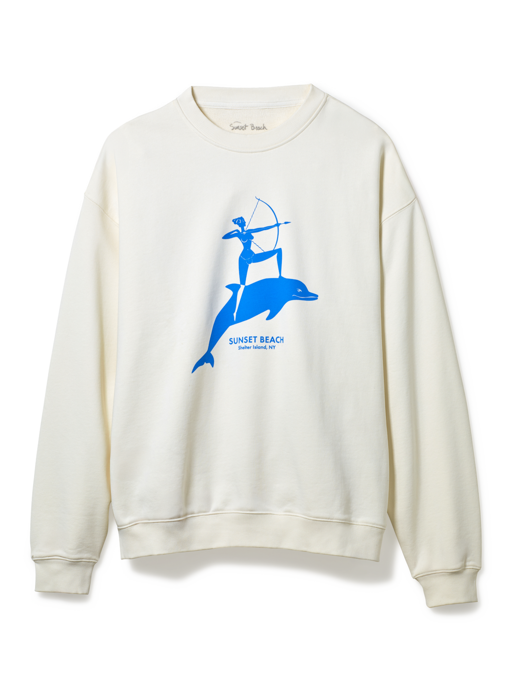 SSB DIANA ON DOLPHIN SWEATSHIRT - NATURAL