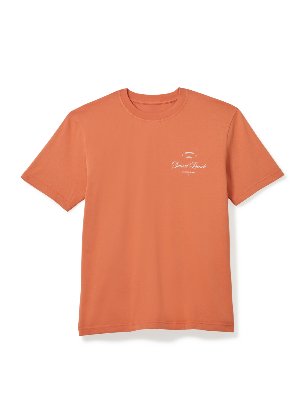SSB FISH & FORK T-SHIRT - CORAL
