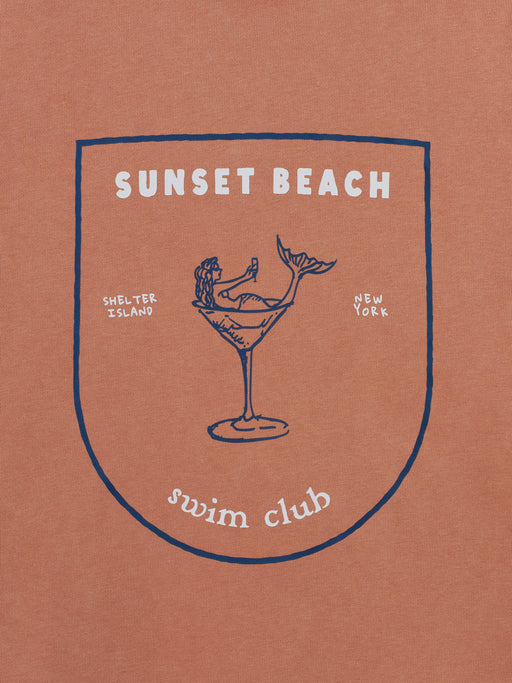 SSB MERMAID MARTINI SWEATSHIRT - CORAL