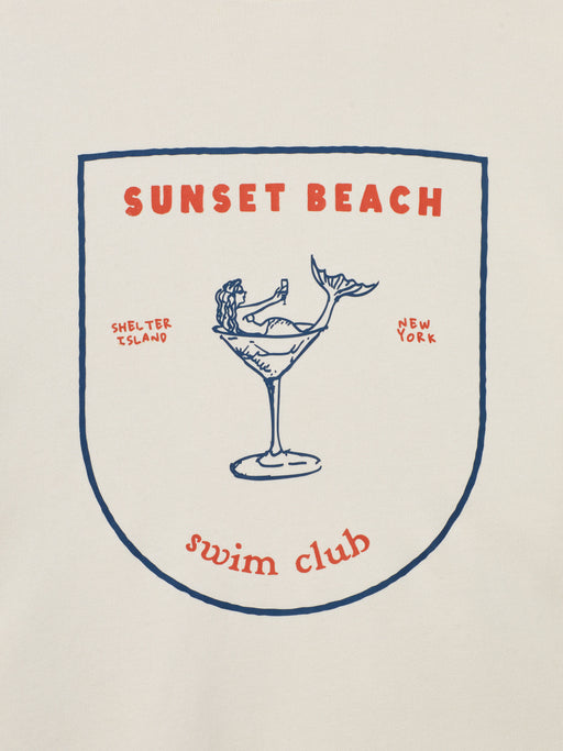 SSB MERMAID MARTINI SWEATSHIRT - OATMILK