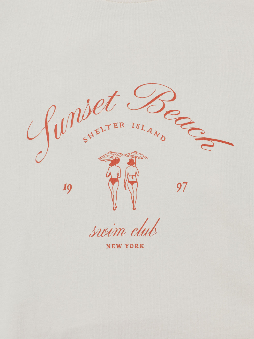 SSB OYSTER UMBRELLA T-SHIRT - OATMILK