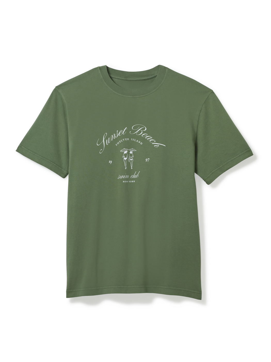 SSB OYSTER UMBRELLA T-SHIRT - GREEN