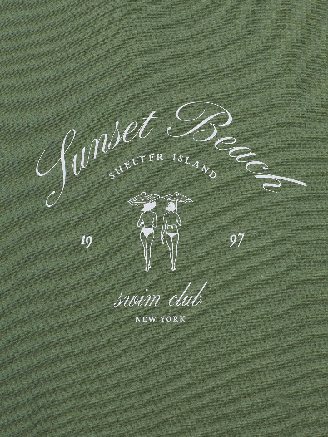 SSB OYSTER UMBRELLA T-SHIRT - GREEN