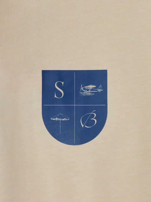 SSB PATCH POLO SHIRT - OATMILK
