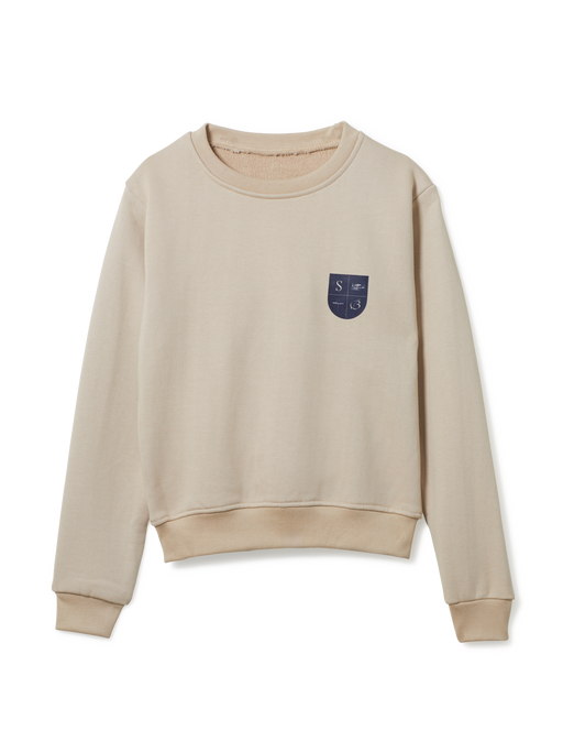 SSB PATCH CREWNECK - OATMILK