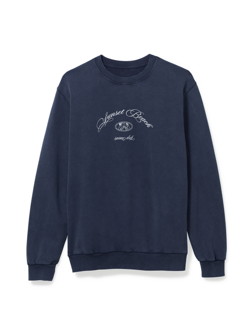 SSB ROSÉ SUNSET SWEATSHIRT - NAVY
