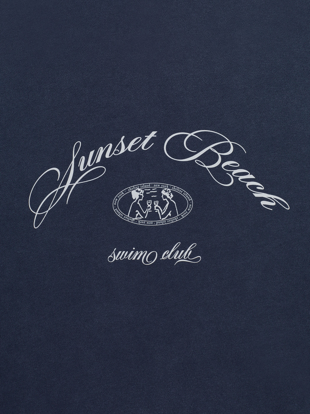 SSB ROSÉ SUNSET SWEATSHIRT - NAVY