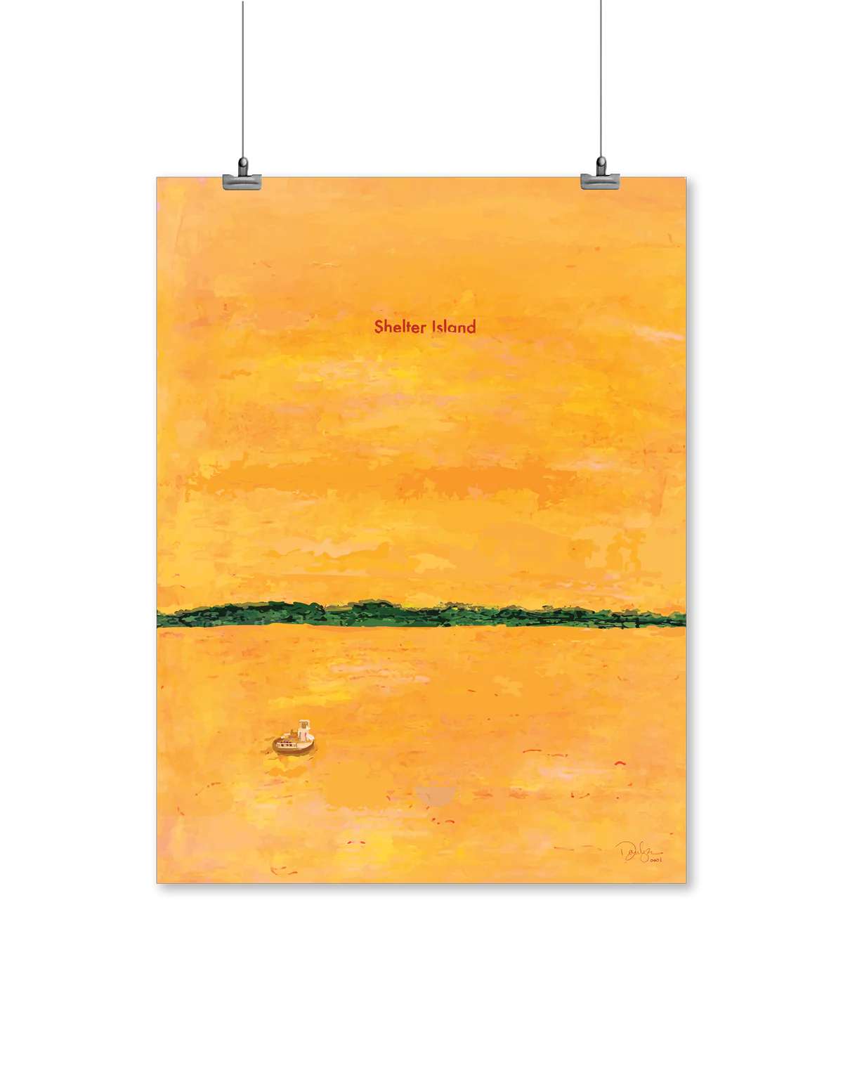 Sunset Beach Poster 18" x 24"